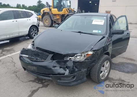 2008 Toyota Corolla S z USA, uszkodzony, nr VIN 2T1BR32EX8C911527